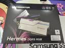 宏碁掠夺者（PREDATOR）48G(24G×2)套装 DDR5 6000频率 台式机内存条 Hermes冰刃系列 RGB灯条(C28) 石耀黑 AI电脑配件 实拍图
