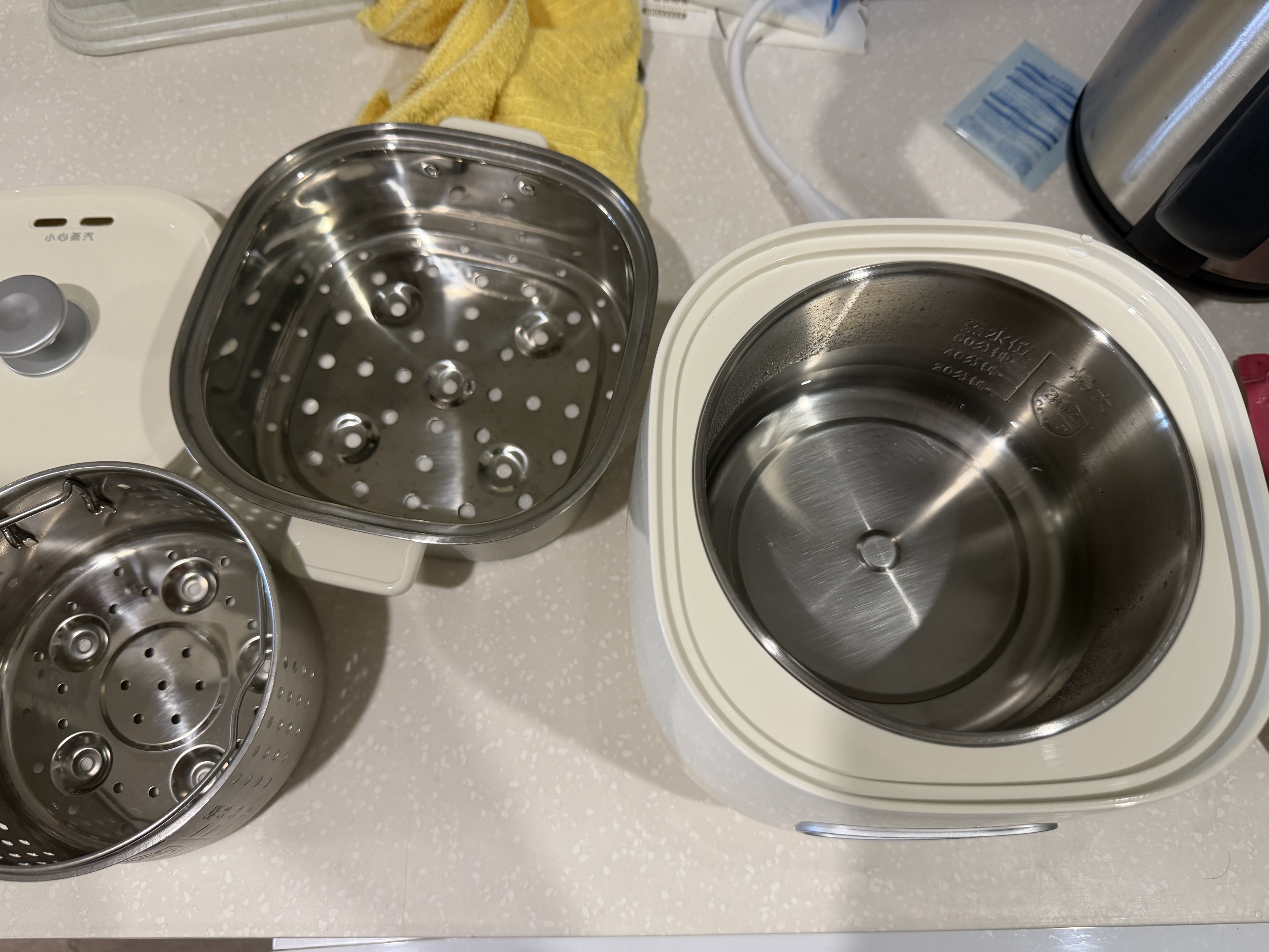 小熊（Bear）有钛煮蛋器 蒸蛋器 自动断电早餐蒸煮一体机 定时预约蒸蛋神器小型一人用 0涂层轻食机ZDQ-F12G3 实拍图
