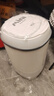 VCJ洗衣机半全自动迷你洗衣机小型洗脱一体小型家用母婴内衣裤洗袜子神器儿童单身人宿舍出租房 新4.5KG【立体水洗去污*定时降噪快洗】珍珠白 实拍图