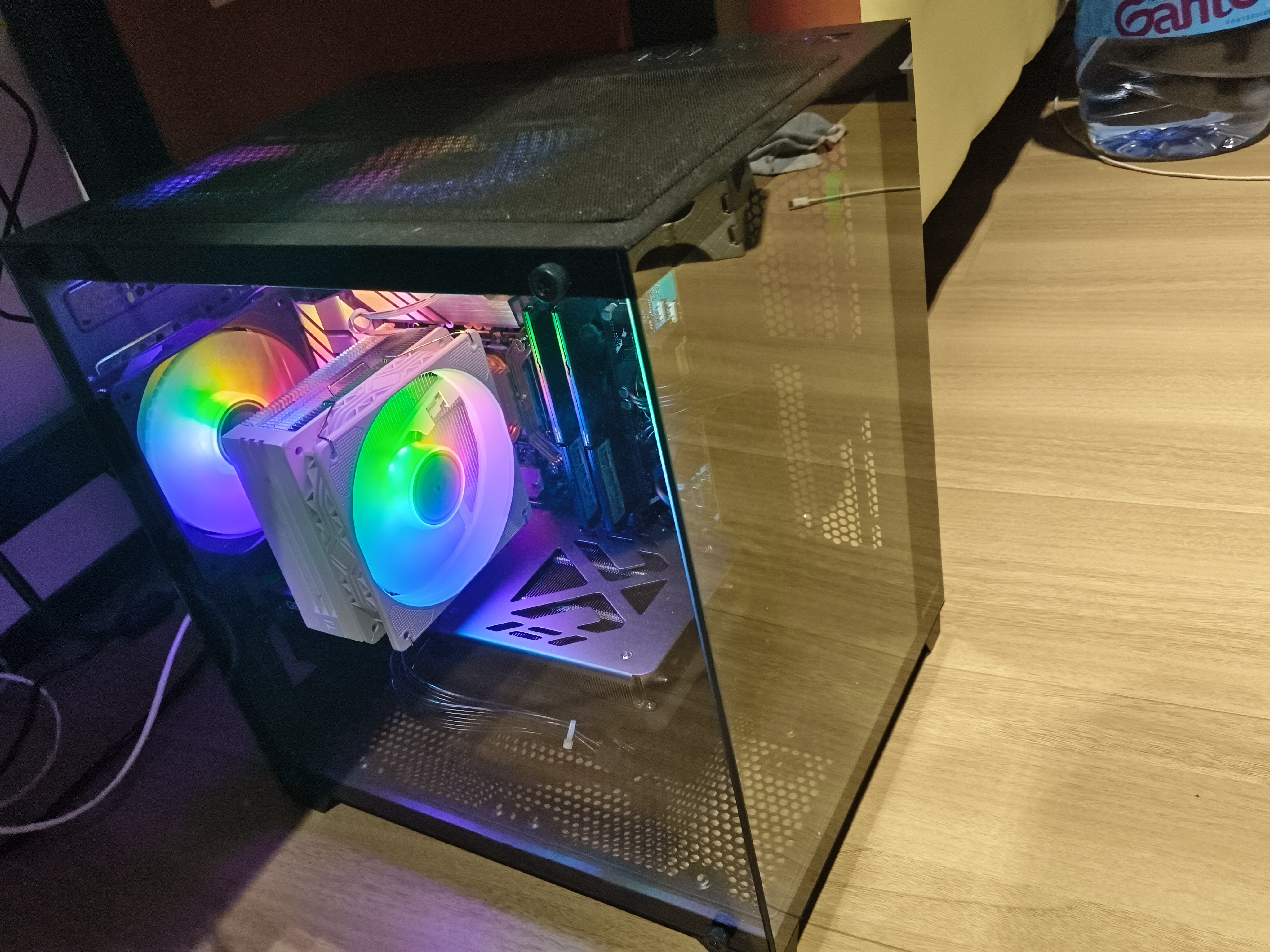 微星品牌游戏主机 酷睿i5 12600KF/14600KF/RTX4060/5060/5060TI海景房主机DIY台式电脑整机组装电脑 配三 主推款 高端14代酷睿I5+RTX5060 实拍图