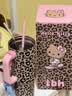 野兽派家居（tbh）保温杯HelloKitty巨无霸吸管随行杯不锈钢保冷杯水杯礼物 巨无霸保温杯 经典豹纹 (含mini收纳包挂件) 1200ml 含mini收纳包挂件 实拍图