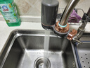 美的（Midea）净水器水龙头过滤器家用自来水滤水器直饮前置过滤器厨房卫生间通用除水垢除余氯双出水可清洗滤芯 一机三芯【两年免换滤芯】 实拍图