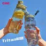 希乐（cille）塑料水杯大容量tritan夏季男女学生运动健身便携刻度茶水分离杯子 实拍图