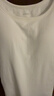 优衣库AIRism棉混纺Bra背心女装/加杯背心带胸垫485784 485784/00白色 XL 实拍图