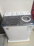 小鸭【官方店】半自动洗衣机迷你小型波轮大容量租房宿舍家用双桶双缸分区脱水甩干老式强力去污 8.5KG  洗5.5+脱3.0+强劲电机终身联保 双缸 实拍图