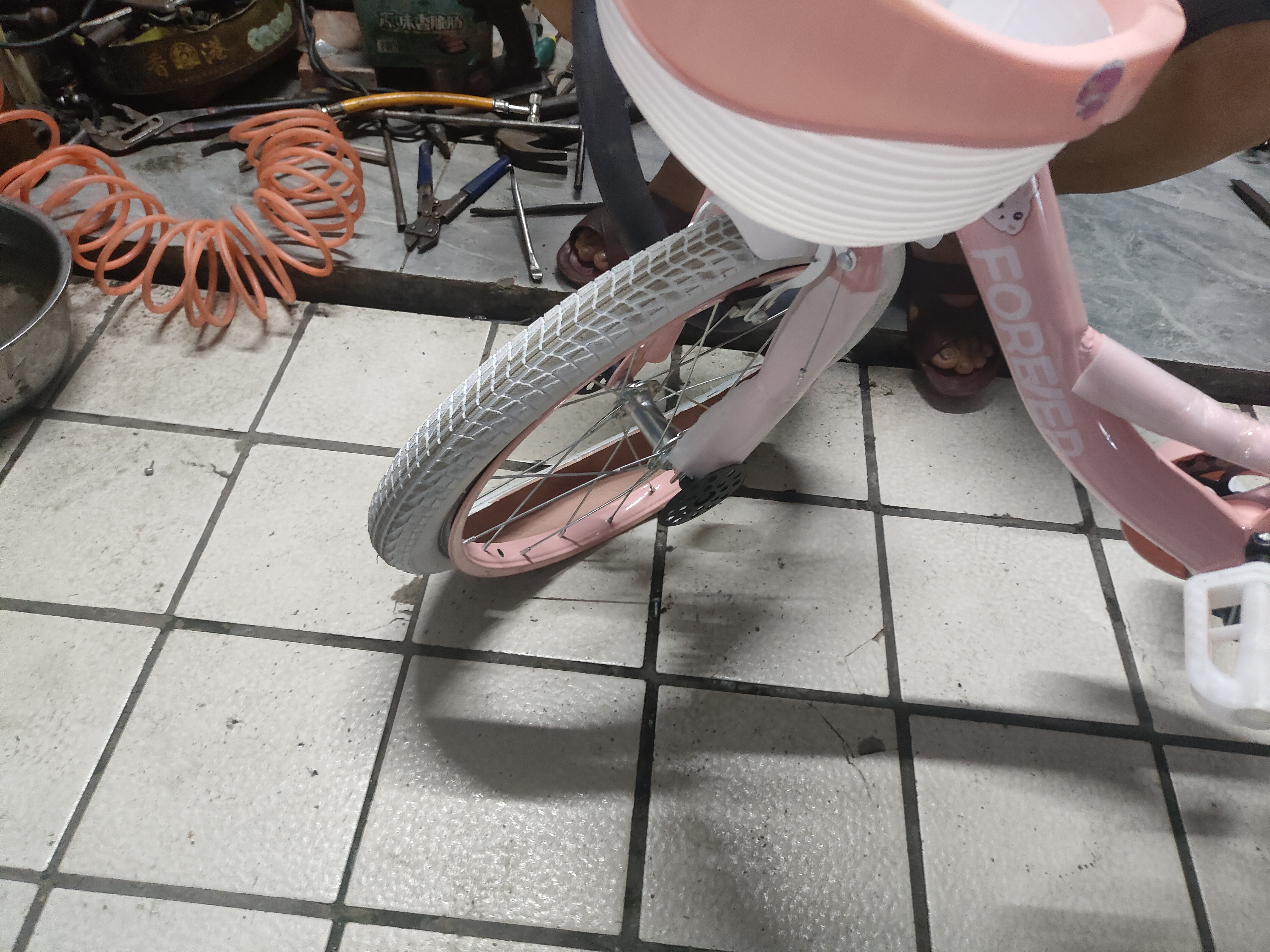 永久（FOREVER）儿童自行车18寸公主款脚踏单车6-8-10岁小孩自行车 实拍图