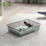 宜家（IKEA）TROFAST舒法特网状储物盒储物篮镂空收纳篮现代简约 浅灰绿42x30x10cm 实拍图