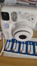 INSTAX富士instax立拍立得 一次成像相机 miniSE（mini7+升级款）白色 实拍图