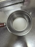 特厚不锈钢平底锅奶锅电磁炉通用不粘锅辅食锅汤锅煮锅蒸锅汤锅 胡桃木锅17cm 实拍图