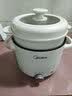 美的（Midea）电煮锅 泡面火锅宿舍小电锅 电蒸锅 多功能家用电热锅 2.6L蒸煮一体 小型2-3人用 配带蒸笼XZE2076 实拍图