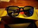 雷朋（RayBan）七夕情人节礼物方形大框太阳镜时尚高级开车防晒墨镜0RB4392D 实拍图