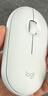 罗技（Logitech）PEBBLE 2.0 无线蓝牙鼠标 静音鼠标 办公鹅卵石便携 升级Pebble2代 白色 实拍图