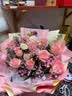 馨仪鲜花速递玫瑰向日葵康乃馨花束送女友老婆生日礼物同城配送 11朵粉玫瑰混搭花束 实拍图
