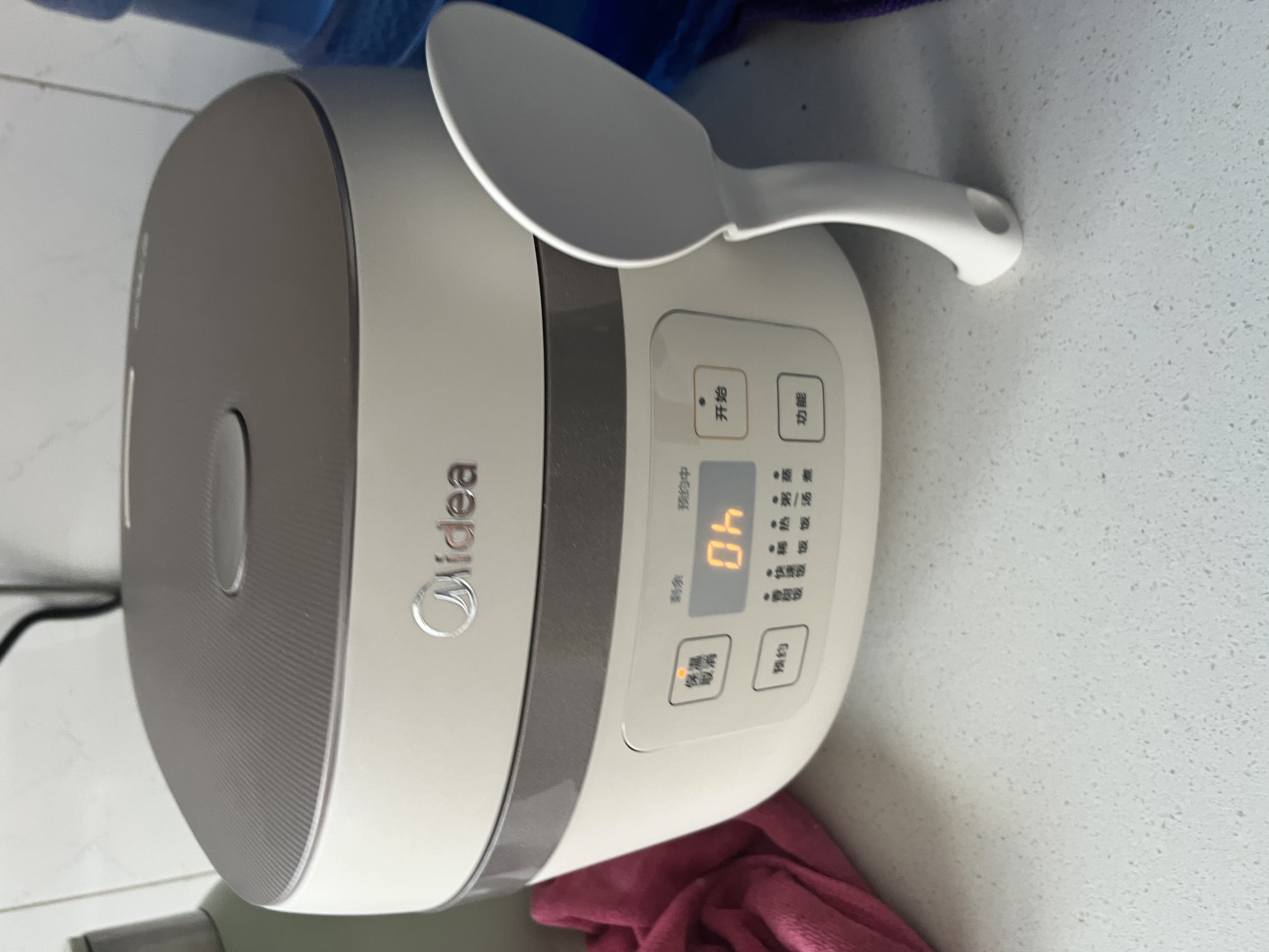 美的（Midea）电饭煲家用4升精铁釜大容量米饭锅智能预约3-4人IH多功能煮小米粥蒸米饭电饭锅AFB40C8品牌官方 实拍图
