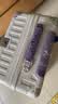 左汀行李箱男撞色拉杆箱20英寸多功能旅行箱女可登机密码箱皮箱白&紫 实拍图