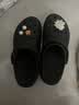 卡骆驰（crocs）经典云朵Clog女沙滩洞洞鞋凉拖鞋206750 黑色  38  实拍图