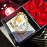 中国黄金黄金手链女转运珠2026新款七夕情人节礼物送女朋友老婆妈妈生日 足金莲花和田玉手串+证书礼盒 实拍图