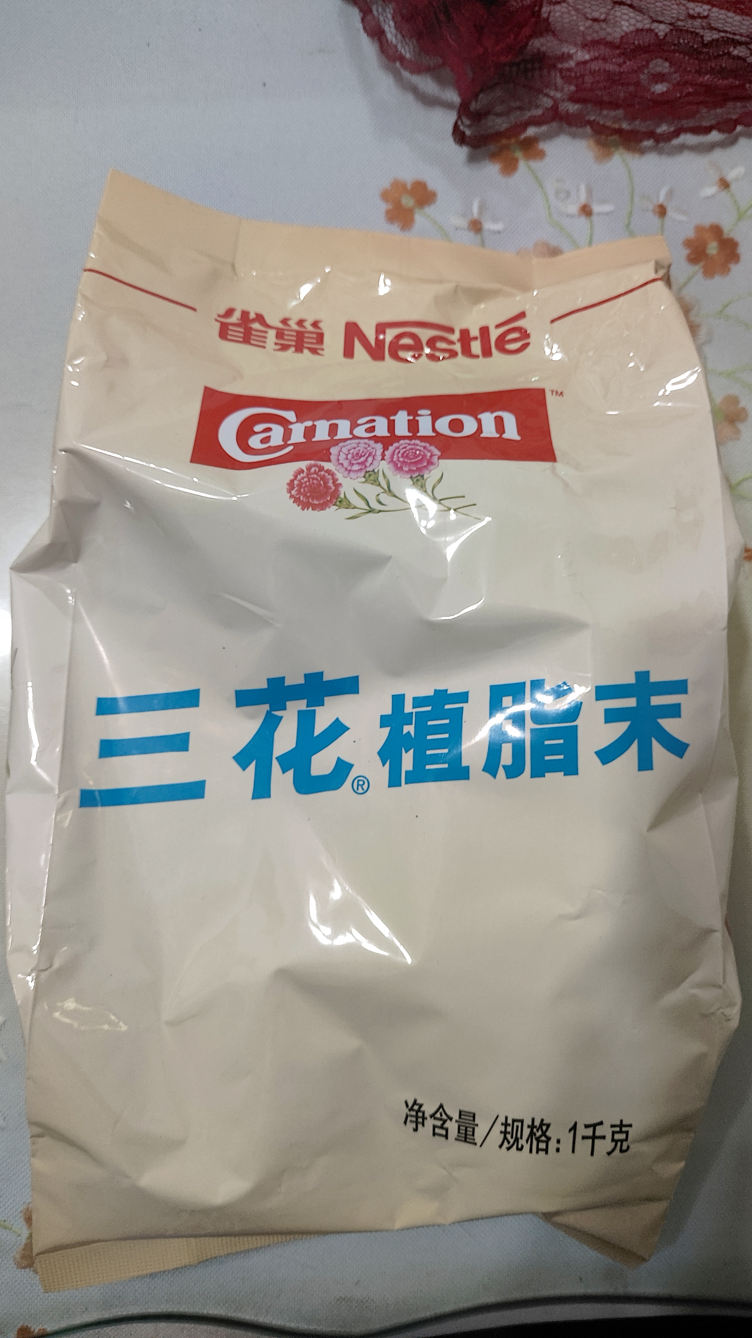 雀巢（Nestle）咖啡奶茶伴侣 三花植脂末1kg袋装 奶精粉 珍珠奶茶原料 实拍图