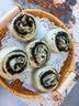 onlycook水果盘托盘点心盘水果篮筐 客厅摆放馒头筐面包篮 仿藤编-中号 实拍图