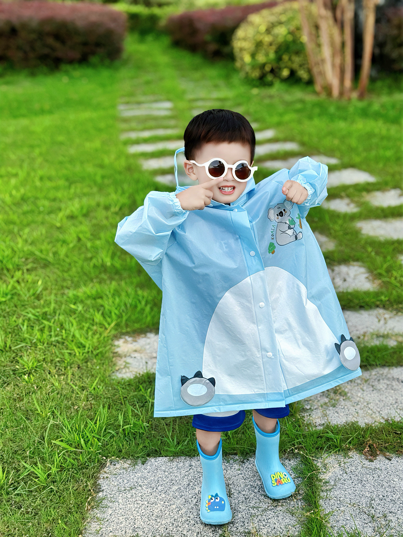 甜甜仔儿童雨衣3-6岁幼儿园宝宝1-3岁男女童上学专用卡通京东自营雨披 实拍图