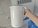美的（Midea）电热水壶家用烧水壶食品级304不锈钢 1.7L大容量0涂层无缝内胆开水壶泡茶 MK-SH17M301 实拍图