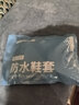 博沃尼克防雨鞋套加厚底便携式防水防滑雨靴套透明平底白色适合L (36-39) 实拍图