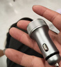纽曼车载充电器Max120W适用VIVO/OPPO超级快充闪充汽车转换器铝合金双usbA快充头一拖二点烟器 配A-C线 实拍图