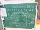 得力120*90cm白板写字板 白板+绿板支架式办公会议室双面移动画板白绿板儿童学习移动小黑板家用教学 实拍图