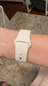 Apple/苹果 Watch S11 智能手表GPS款42毫米玫瑰金色铝金属表壳淡桃粉色运动型表带S/M MEUN4CH/B 实拍图