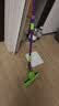 妙洁胶棉拖把27cm杆长120共2头滚轮式懒人家用一拖净免手洗海绵吸水 实拍图