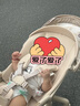 丸丫T6max二代遛娃神器高景观婴儿推车可坐可躺轻便折叠可换向香槟金 实拍图