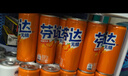 可口可乐（Coca-Cola）芬达Fanta 气泡果汁摩登罐碳酸饮料330ml*24罐 包装随机发 实拍图