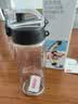 京东京造 运动水杯Tritan大容量水壶学生儿童塑料杯【防漏水】黑600ml 实拍图