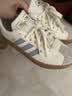 adidas「T头鞋」VL COURT 2.0复古休闲板鞋德训鞋阿迪达斯轻运动   汉玉白/蓝色/金色 (推荐女生买小半码)   35.5 实拍图