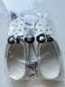 卡骆驰（CROCS）新款厚底云朵洞洞鞋送女友礼物206750 骨白色 37 -38 实拍图
