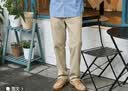 优衣库麻混纺休闲裤男装裤子棉麻透气舒适可调节26春夏新款482920 30 浅米色 XL 实拍图