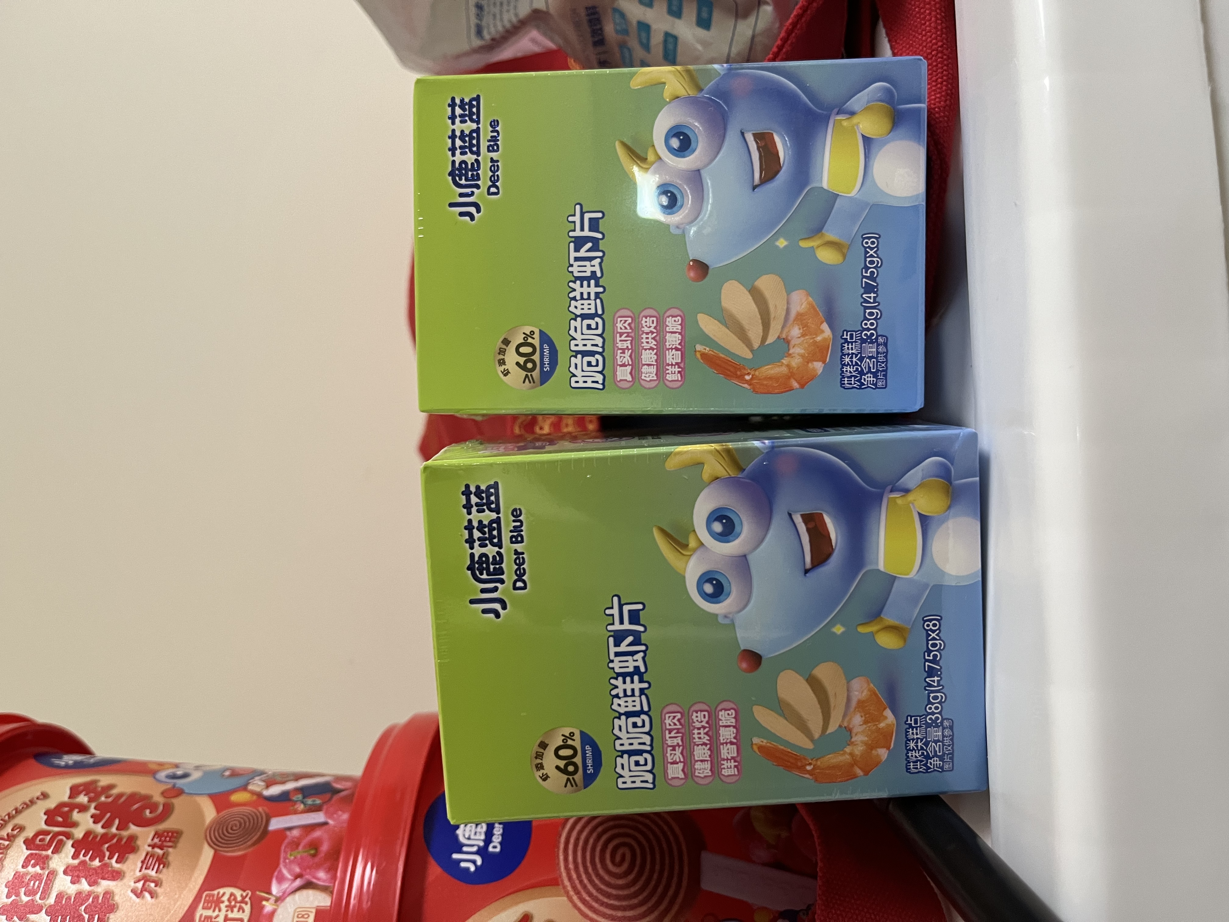 小鹿蓝蓝彩虹果蔬小馒头宝宝儿童零食饼干溶溶豆儿童易吞咽小饼干160g 实拍图