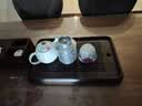 茗光茶盘木质托盘沥水盘茶台带排水一体式家用小型实木茶盘储水式 实拍图