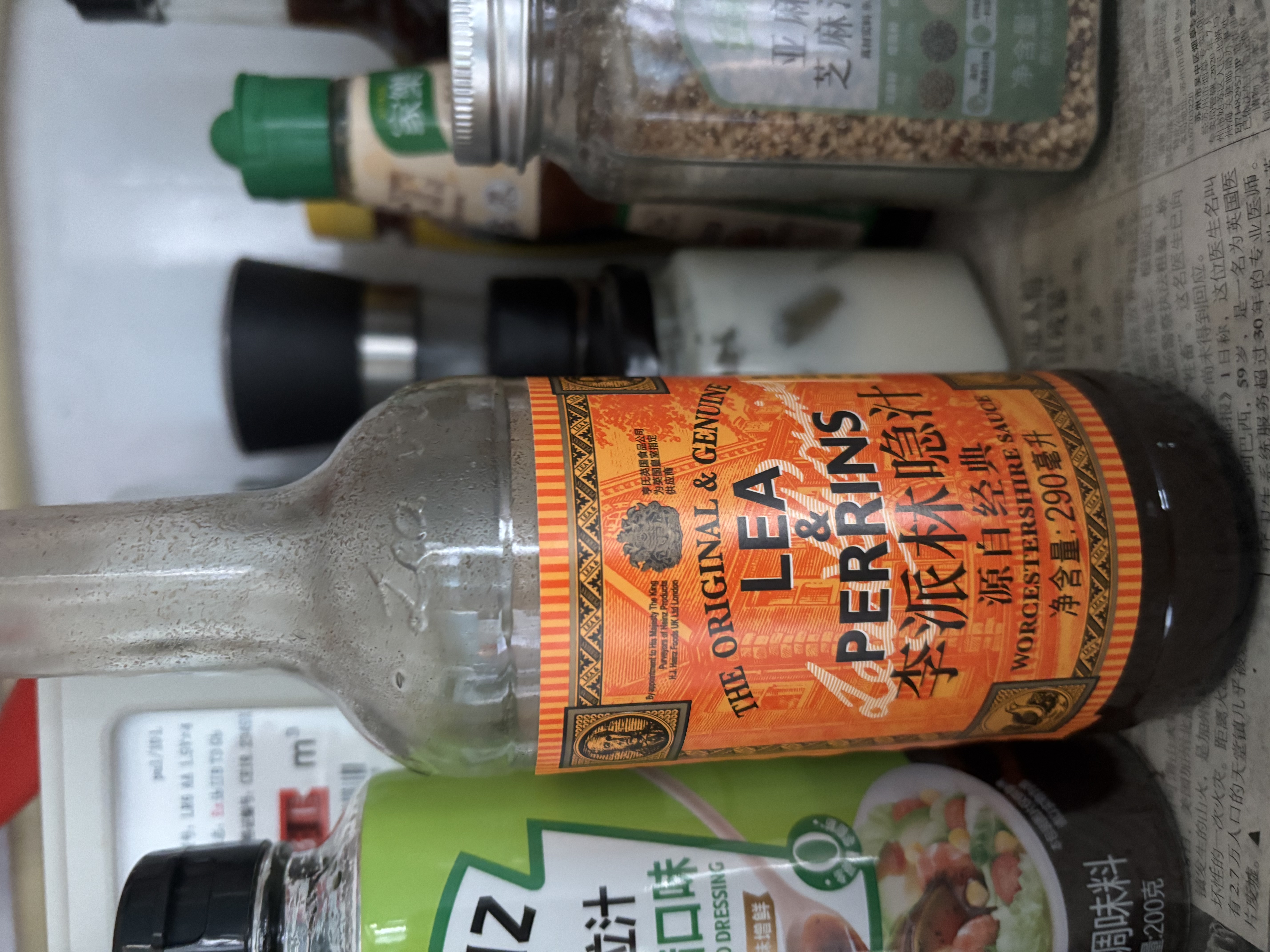 亨氏（Heinz）英国进口李派林喼汁290ml 辣酱油酸辣汁调味料黑醋汁伍斯特烧烤酱 实拍图