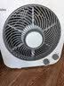 美的（Midea） 电风扇 家用台式小风扇空气循环扇转页扇办公室桌面鸿运扇五叶轻音柔风卧室宿舍节能省电台扇 KYT25-22MW【10寸升级款】 桌面转页扇 实拍图