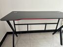 奥伦福特  电脑桌台式家用电竞游戏桌办公书桌简约书房写字桌子 碳纤维纹路单桌-120*60 升级款电竞桌 实拍图