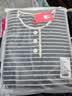 猫人【带胸垫】女士睡衣女秋季长袖纯棉家居服条纹显瘦可外穿家居服L 实拍图