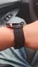竞技者适于华为手表watch4/Pro表带watch3pro/GT5/GT4/GT3/GT6磁吸钛金属不锈钢手表带男款高级46/48 曜石黑-编织链式22mm接口 实拍图