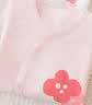 贝瑞加（Babyprints）宝宝上衣2件装纯棉婴儿半背衣A类新生儿护肚系带和尚服 粉59 实拍图