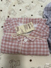MUJI[自营限定款]女士无侧缝 双层纱织睡衣 纯棉家居服 浅粉红色 M 实拍图