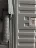 稻草人（MEXICAN）行李箱女高颜值多功能拉杆箱20寸登机箱结实耐用大容量旅行密码箱 薄荷蓝【减震溜冰轮+防撞包角】 24寸【撞色高颜值-高端品质】 实拍图