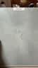 得力无墨书写护眼白板零耗材不反光小白板学生草稿演算家用办公记事板 白色151*208mm 实拍图