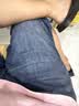 HLA海澜之家牛仔短裤男26山不在高系列猫须短裤夏季男 实拍图