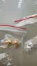 凤凰老金店款豆豆耳钉女银针圆球金磨砂耳饰简约耳骨钉小巧养耳洞 【5mm】黄金磨砂豆豆耳钉一对 实拍图