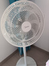 美的（Midea）【加大网罩】七叶轻音柔风电风扇/家用省电落地扇/小型台式电扇/广角摇头大风力宿舍风扇 SAE35CA1 实拍图